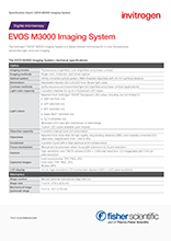 EVOS™ M3000 Specification Sheet